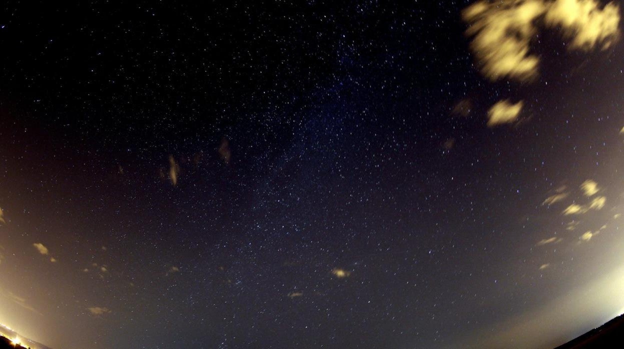 Vista de la lluvia de estrellas