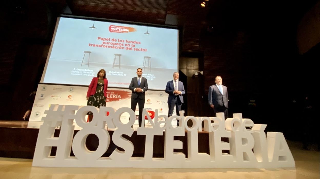 Inauguración del primer Foro Nacional de Hostelería en el Palacio de Ferias y Congresos de Málaga