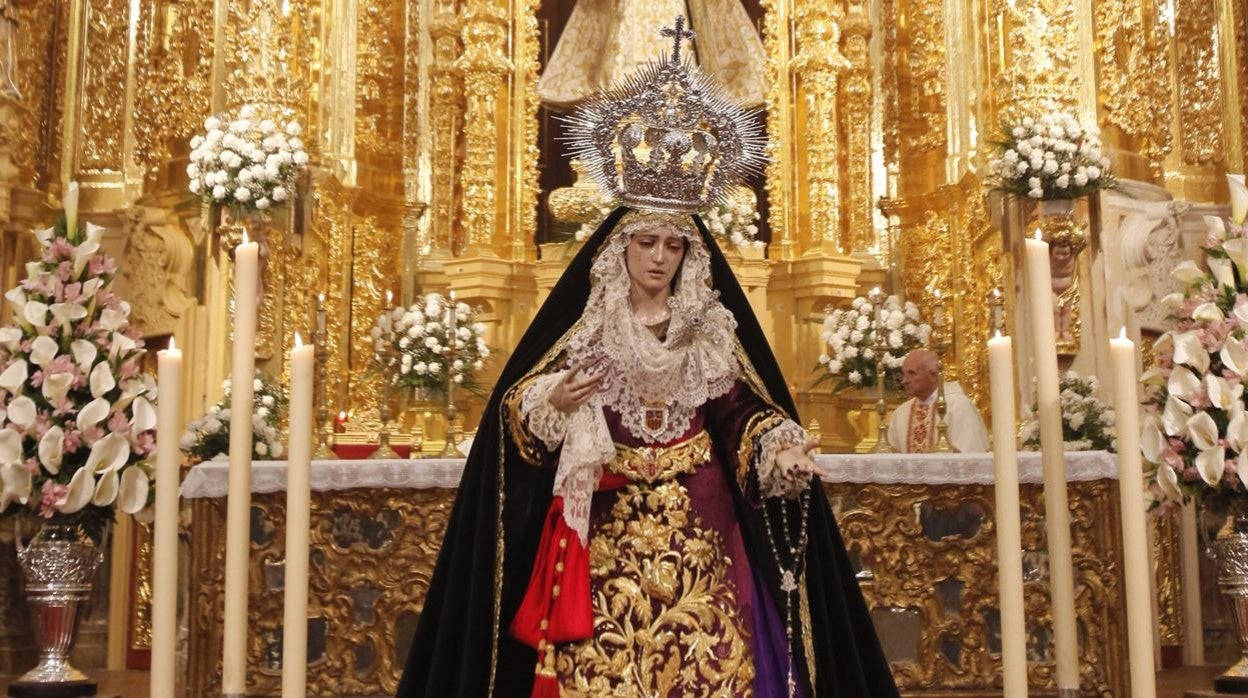 La Virgen de la Quinta Angustia, en la iglesia de la Merced de Córdoba