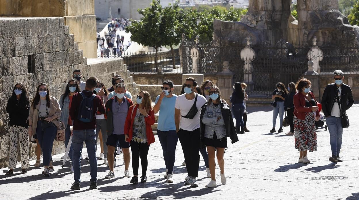 Turistas en Córdoba durante el puente del 12 de octubre