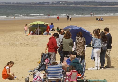 Imagen de la playa en Huelva