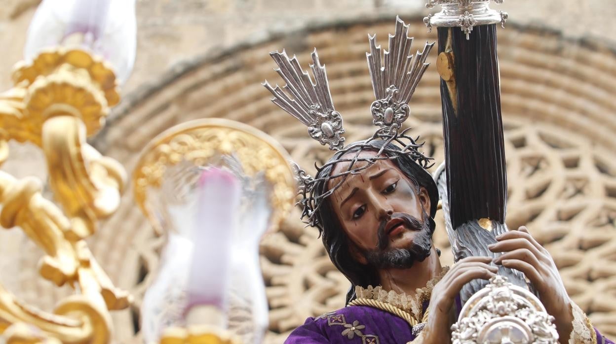 Nuestro Padre Jesús del Calvario, en su salida del Miércoles Santo de 2019