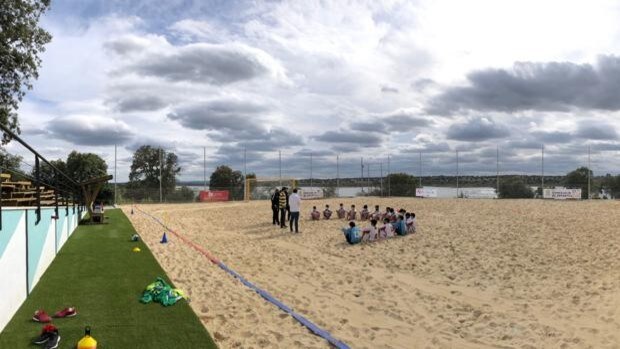 El Viso, aquí sí hay playa: la selección española de fútbol playa se concentra en La Colada