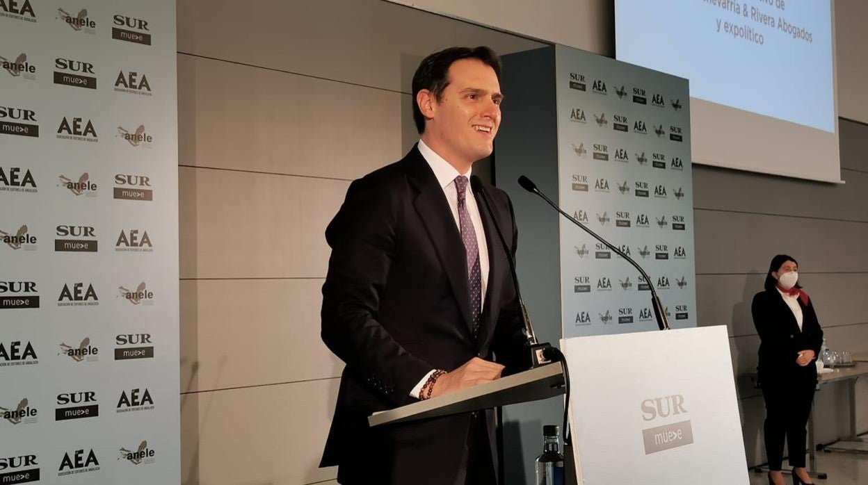 Albert Rivera, este viernes en Málaga