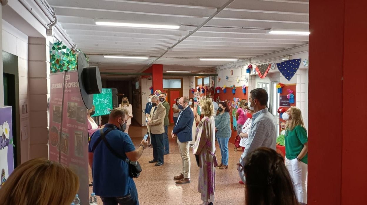 Acto de inauguración del aula multisensorial en el colegio Concepción Arenal