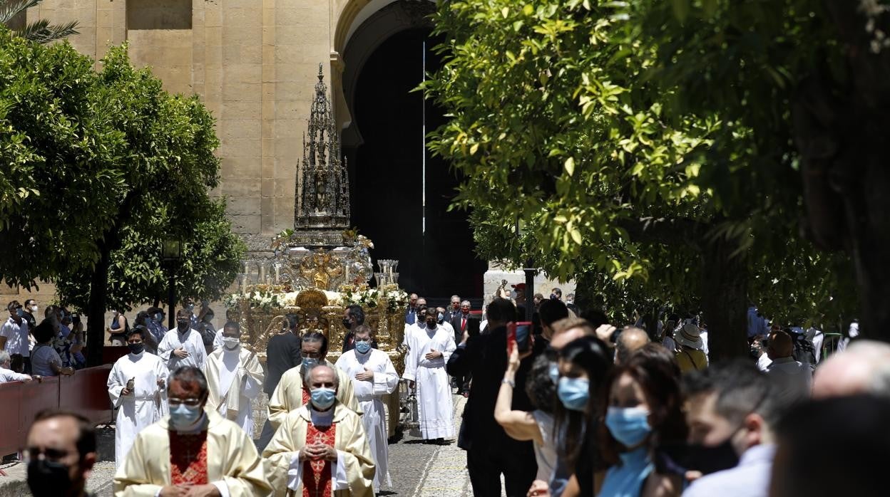 Procesión del Corpus Christi de Córdoba en 2020