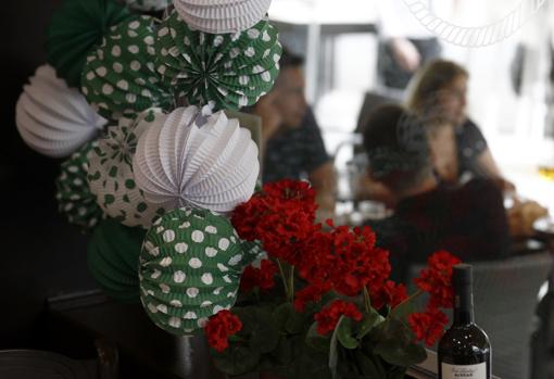 Decoración de Feria en un restaurante