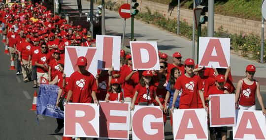 Marcha por la donación