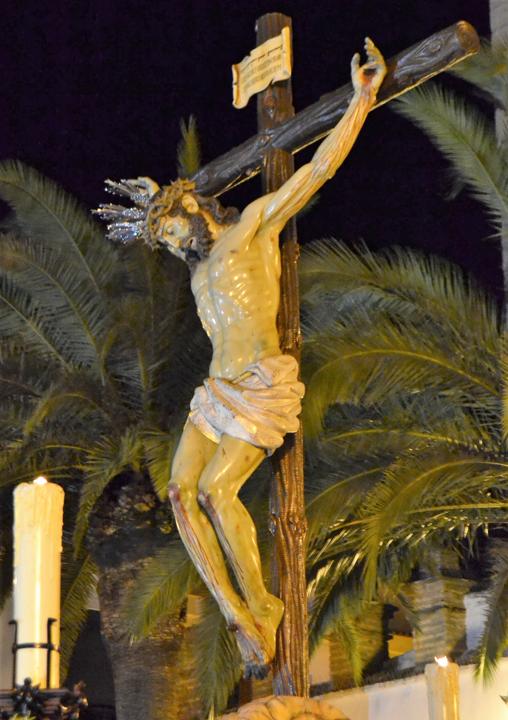 El Cristo de la Buena Muerte, en la madrugada del Sábado Santo