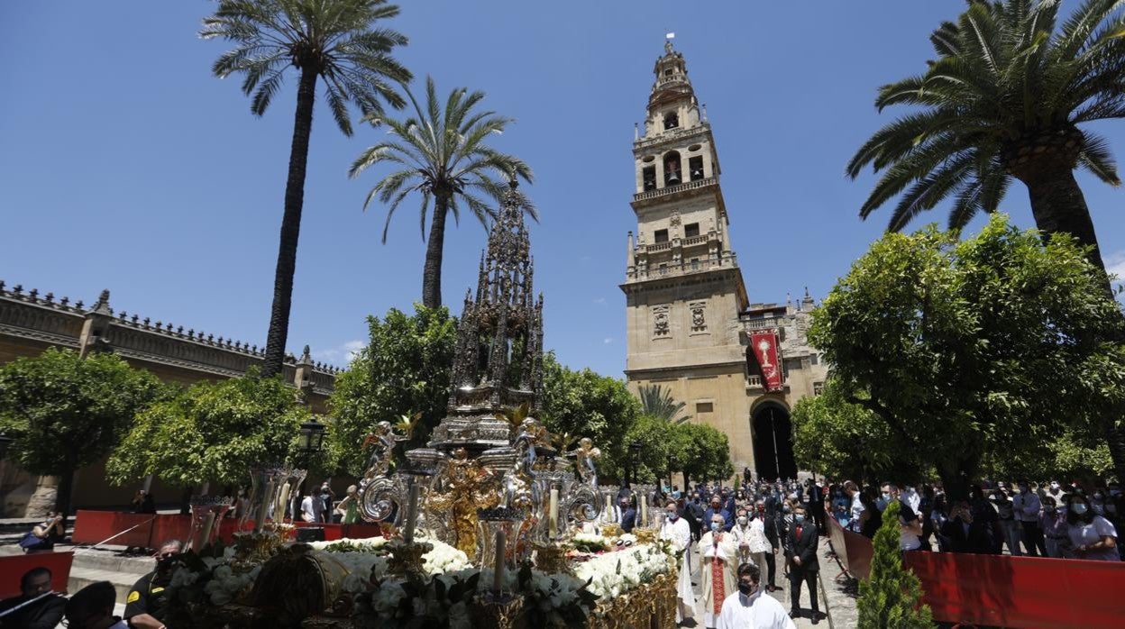 Procesión del Corpus Christi en Córdoba en 2020