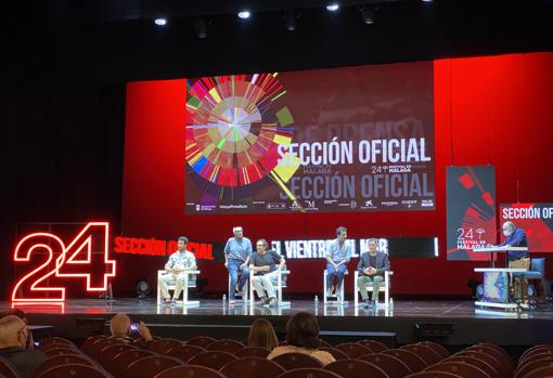 Rueda de prensa posterior a la proyección en el Teatro Cervantes