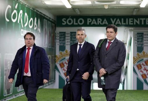 Administradores en las instalaciones deportivas del Córdoba CF