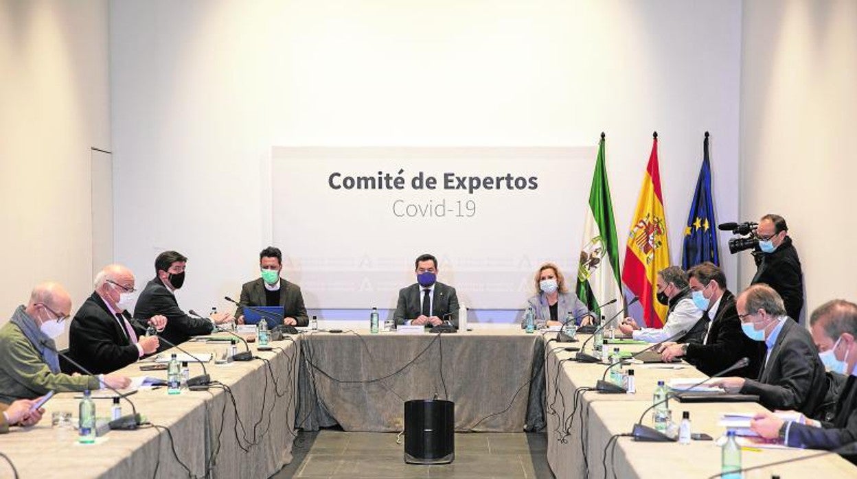 Reunión del comité de expertos en el Palacio de San Telmo