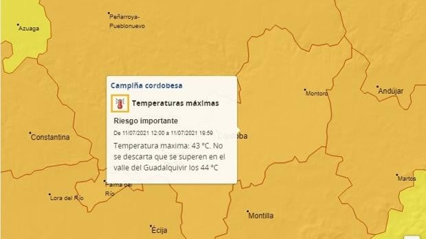 Ola de calor | Córdoba, en alerta naranja y máximas por encima de 44 grados este fin de semana