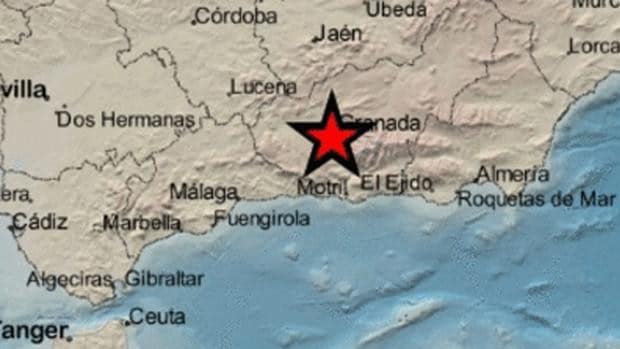 Granada vuelve a temblar con un terremoto de magnitud 2,6 sentido en 20 municipios