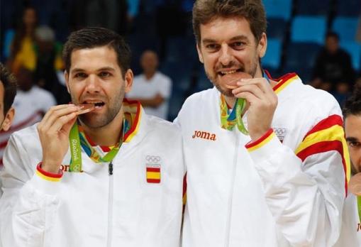 Felipe Reyes, junto a Pau Gasol, muerde el bronce de Río 2016