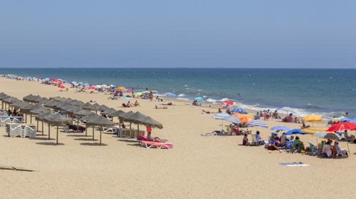 Playa de Punta Umbría, en Huelva