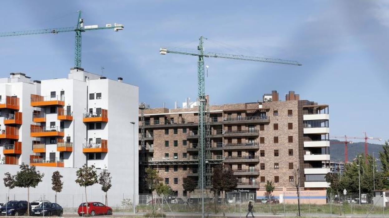 Bloques en construcción en Córdoba