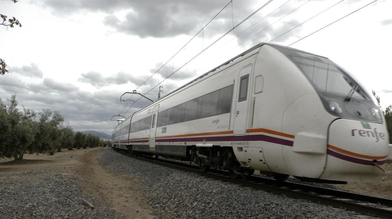 Tren de media distancia que enlaza Jaén con Madrid