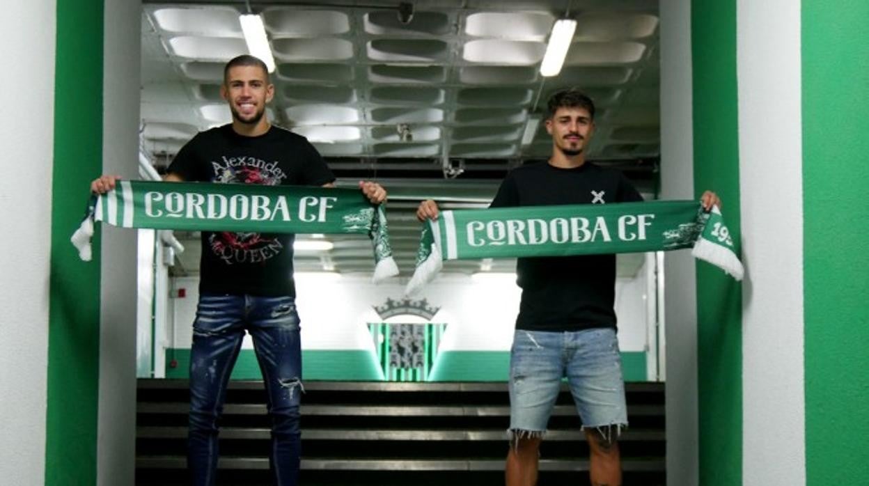 Julio Igleias y Meléndez, en su presentación como futbolistas del primer equipo