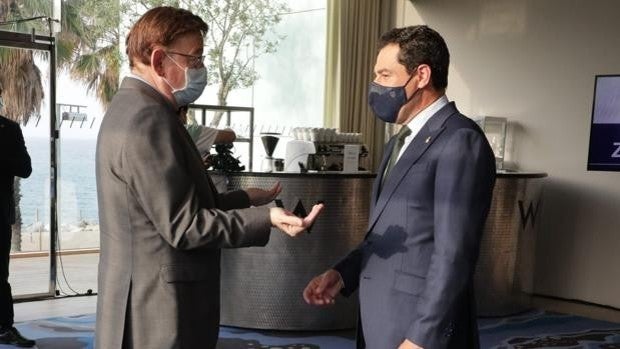 Juanma Moreno y Ximo Puig abren el frente de la nueva financiación estatal