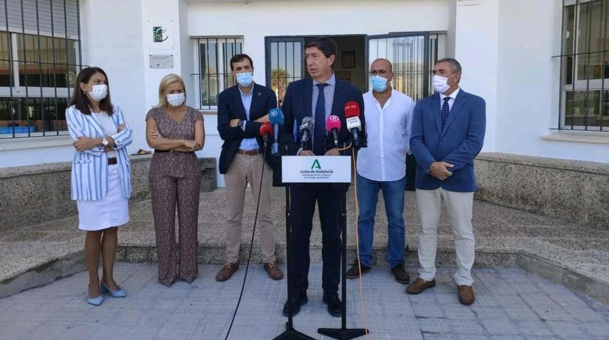 Juan Marín, durante el acto celebrado este viernes en Tarifa