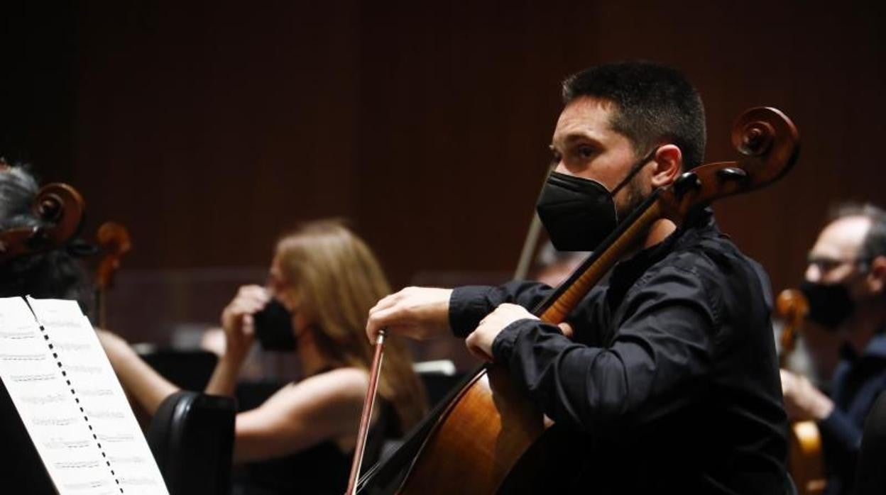 Un intérprete en un concierto de la Orquesta de Córdoba en junio de este año