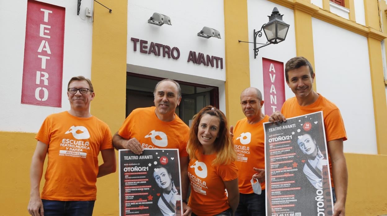 Responsables de Teatro Avanti, en la presentación de la nueva temporada