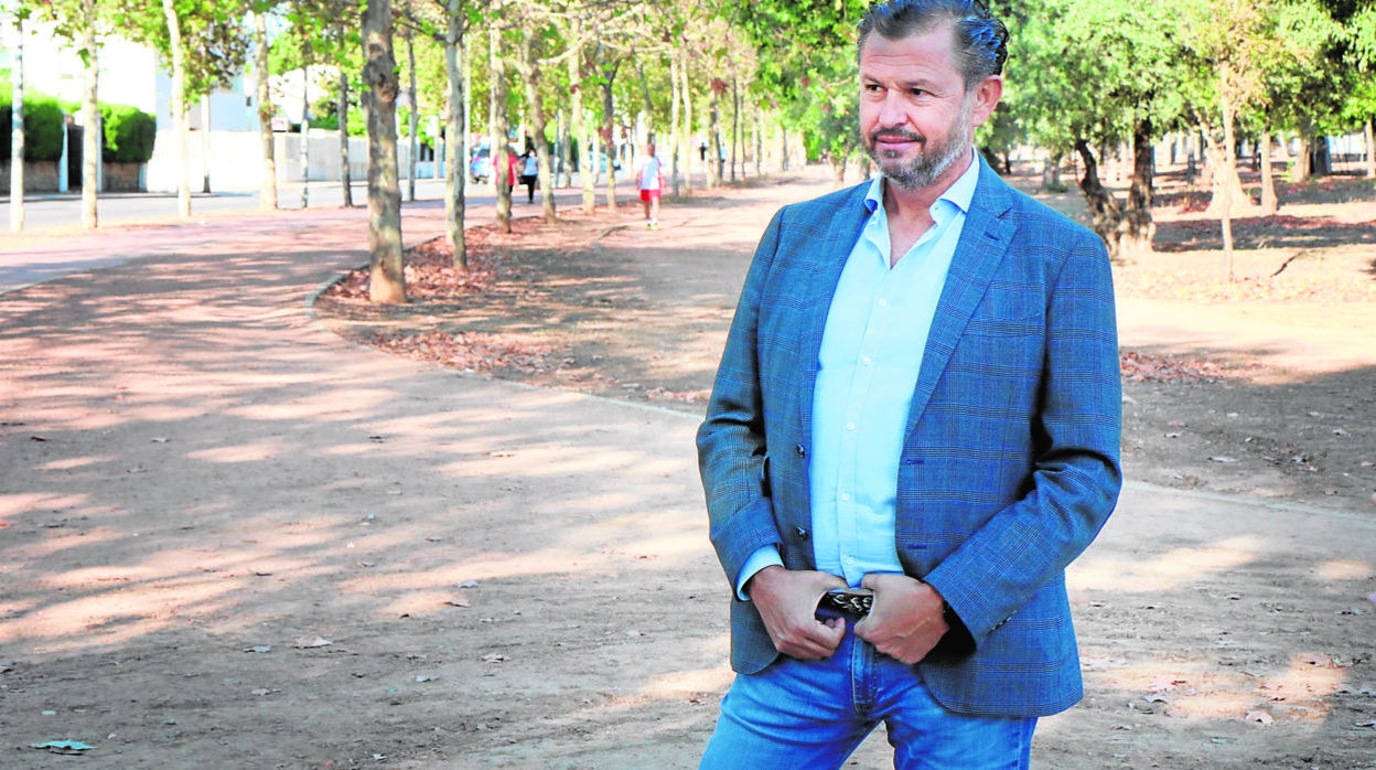 David Dorado (Cs), este lunes, tras anunciar las obras en el propio circuito