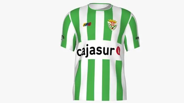 El Atlético Cordobés de Escalante, Nandi, Saco, Perico Campos y Cajasur presenta su camiseta blanquiverde
