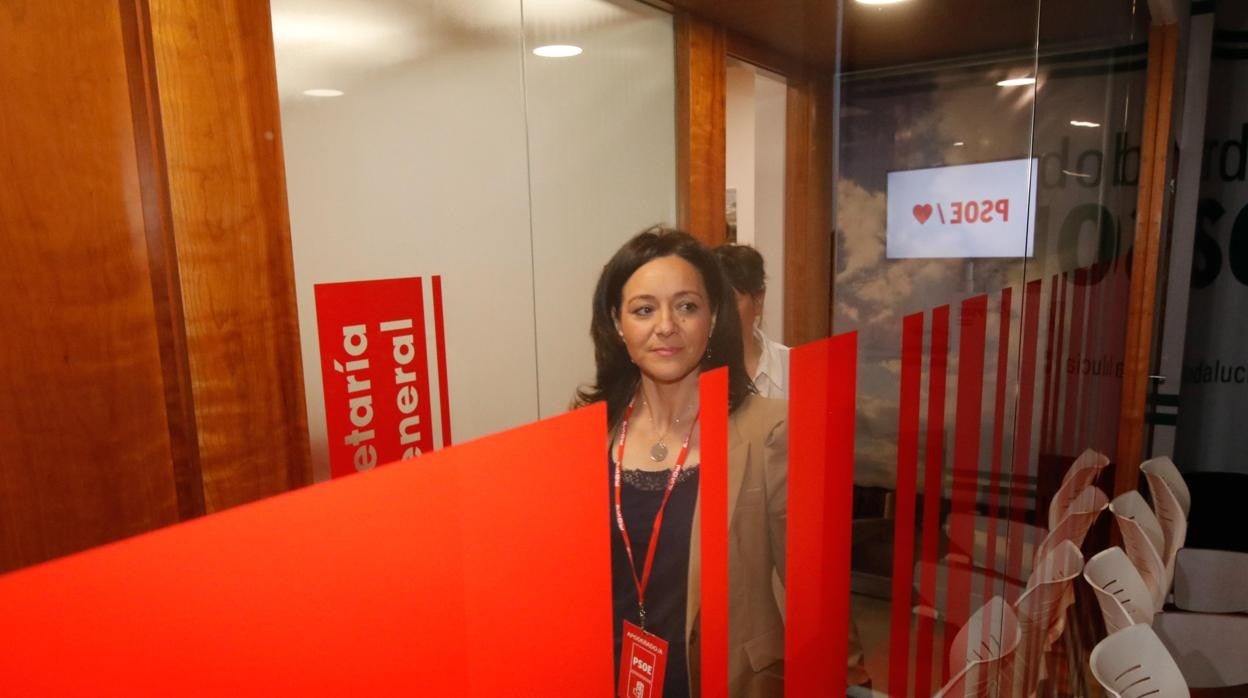 La secretaria de organización del PSOE, Rafi Crespín