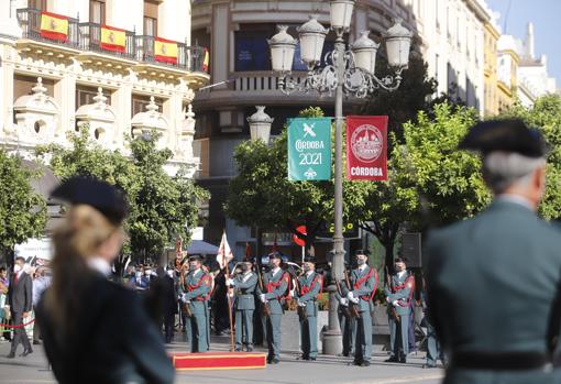 Una de las secciones de la Comandancia que ha participado en la parada