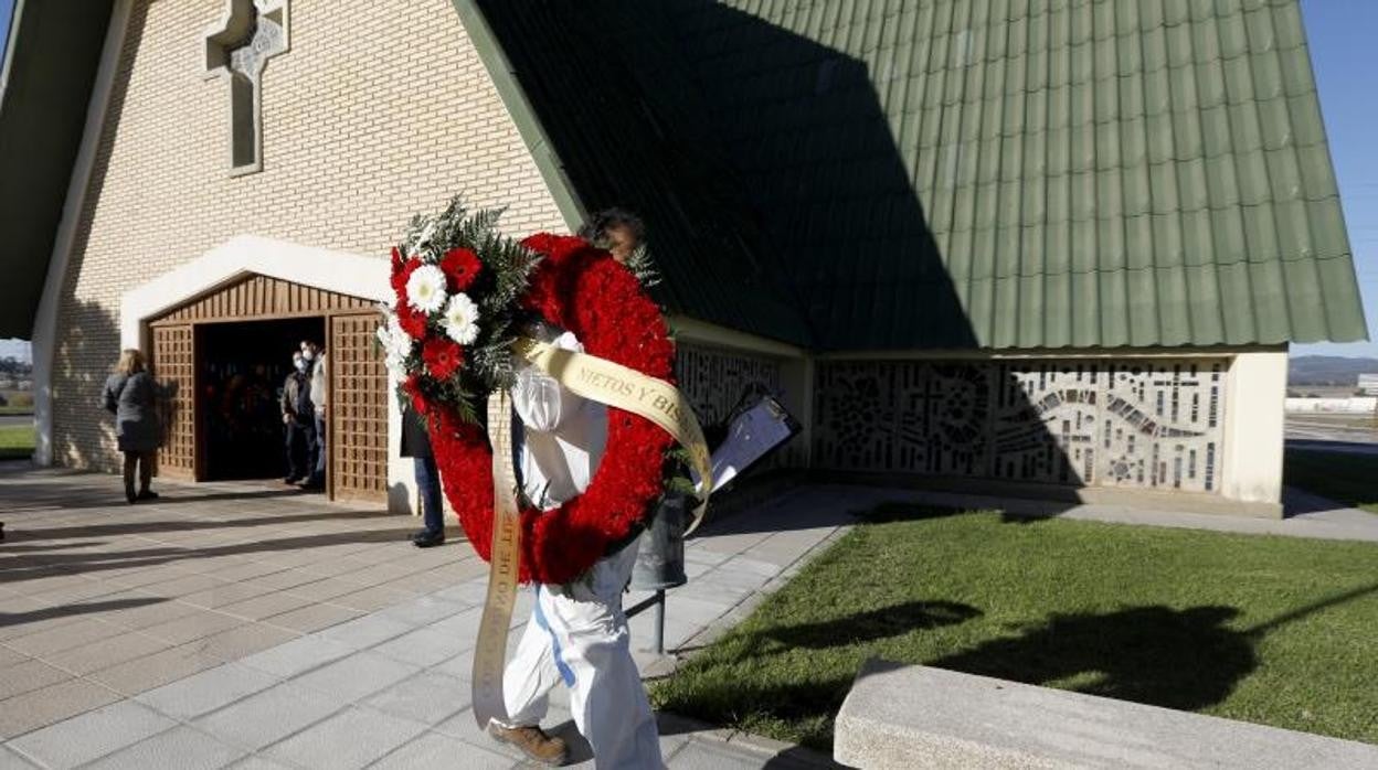 Entierro en el cementerio de la Fuensanta en diciembre del año pasado