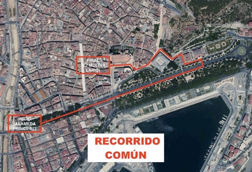 Recorrido común para las 16 hermandades y cofradías