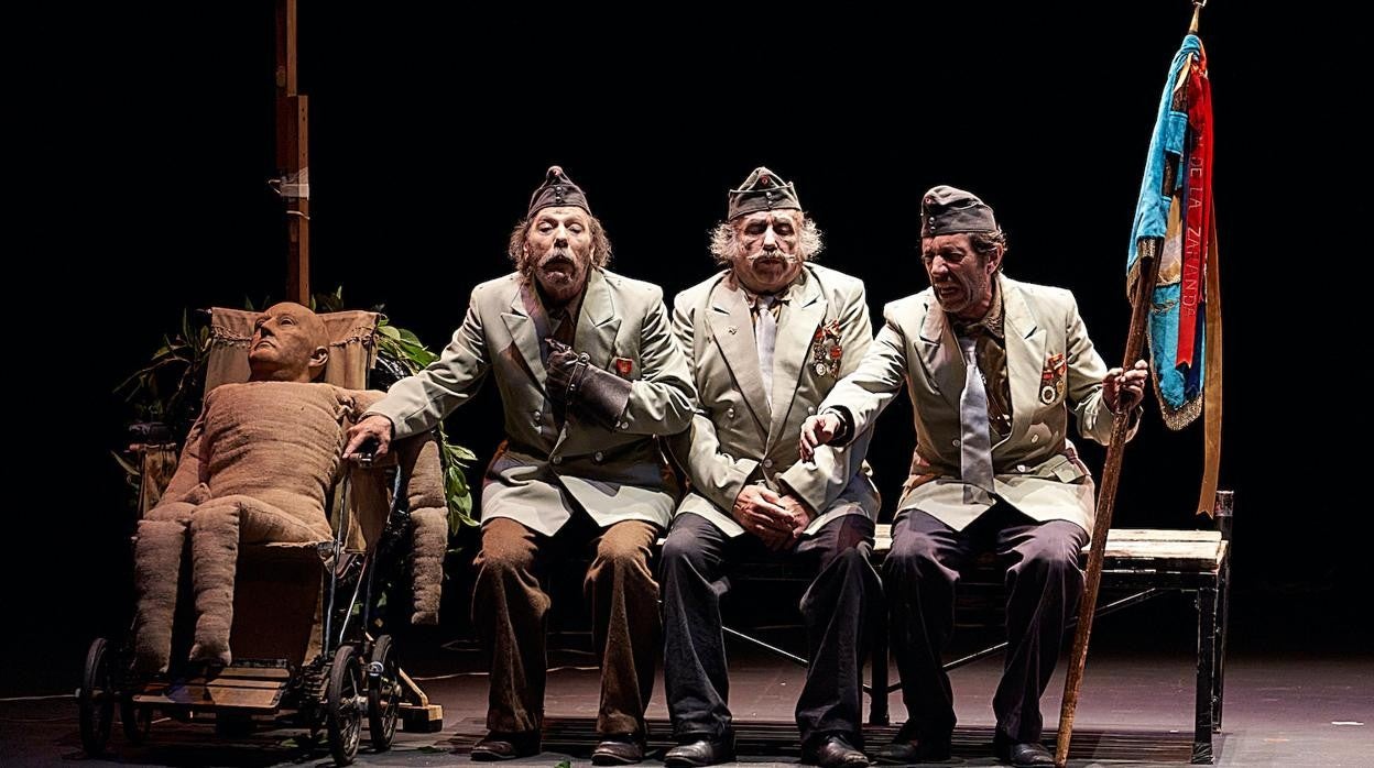 'La batalla de los ausentes', en escena en la Feria del Teatro de Palma