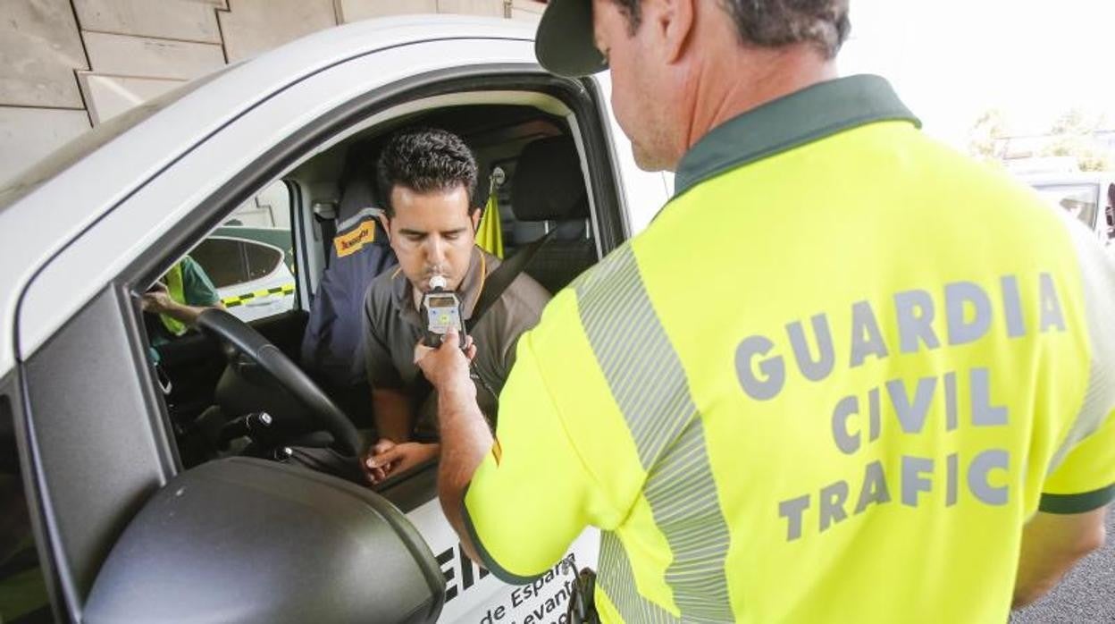 Un control de alcoholemia en Córdoba en junio de 2019