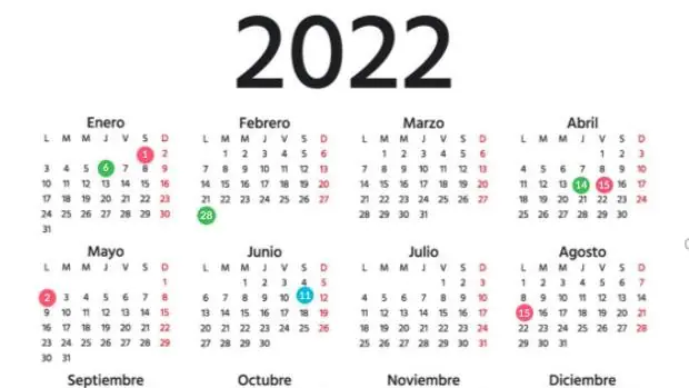 Calendario laboral de Jaén 2022: todos los detalles de los festivos y puentes a lo largo del año