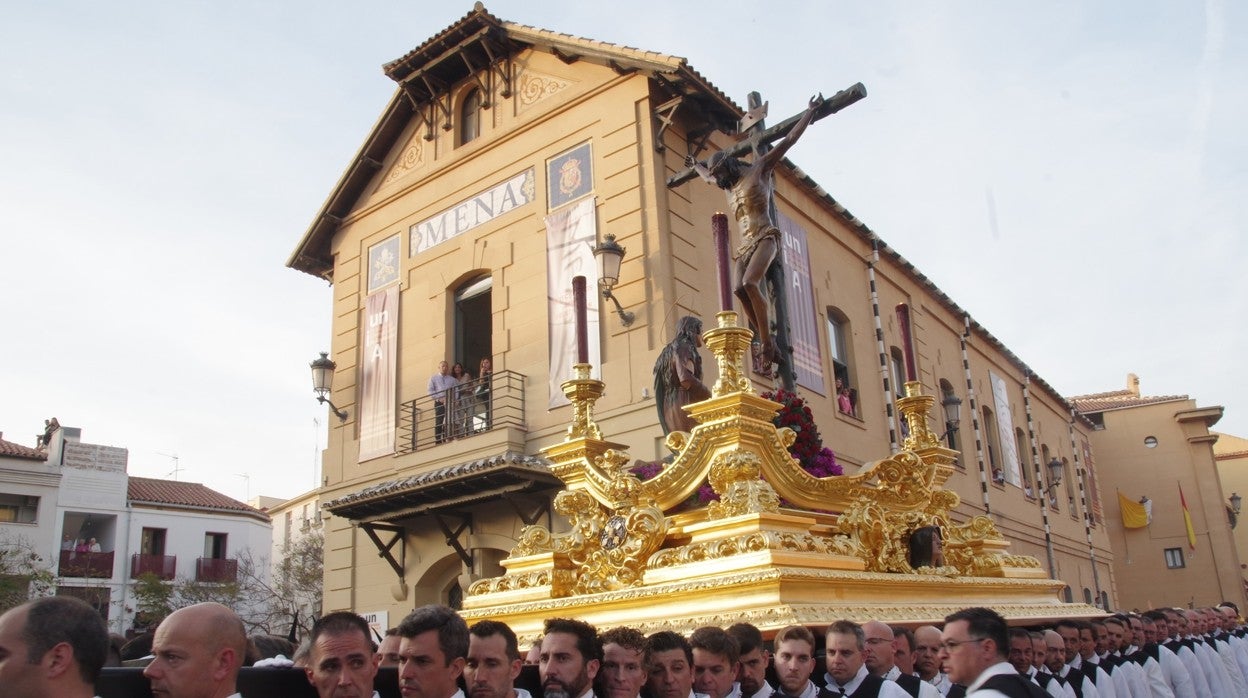 Cristo de la Buena Muerte de la Congregación de Mena, una de las imágenes que procesionarán el sábado 30 de octubre