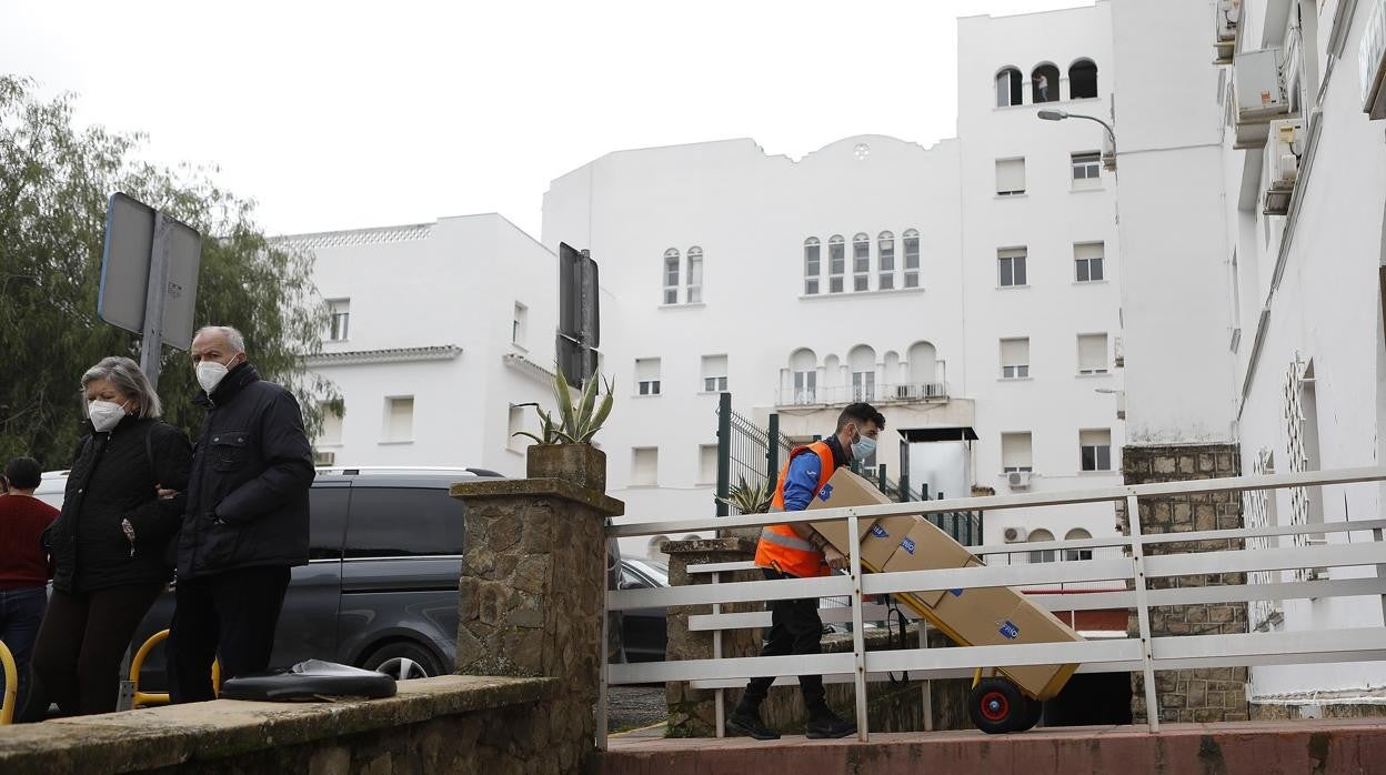 El centro sanitario de Los Morales, donde ha sido atendido el ciclista