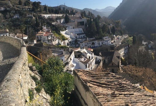 El barrio del Sacromonte, en Granada