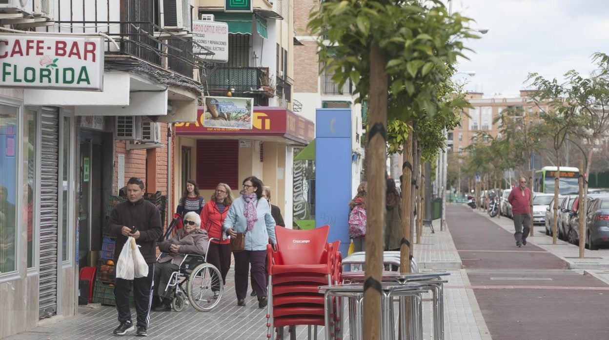 Vecinos en el Parque Cruz Conde