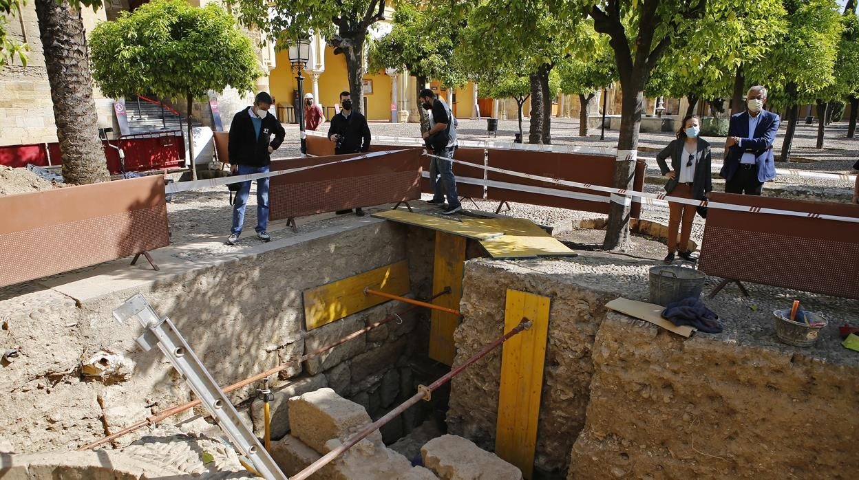 Restos del complejo episcopal hallados en el Patio de los Naranjos de la Mezquita-Catedral de Córdoba