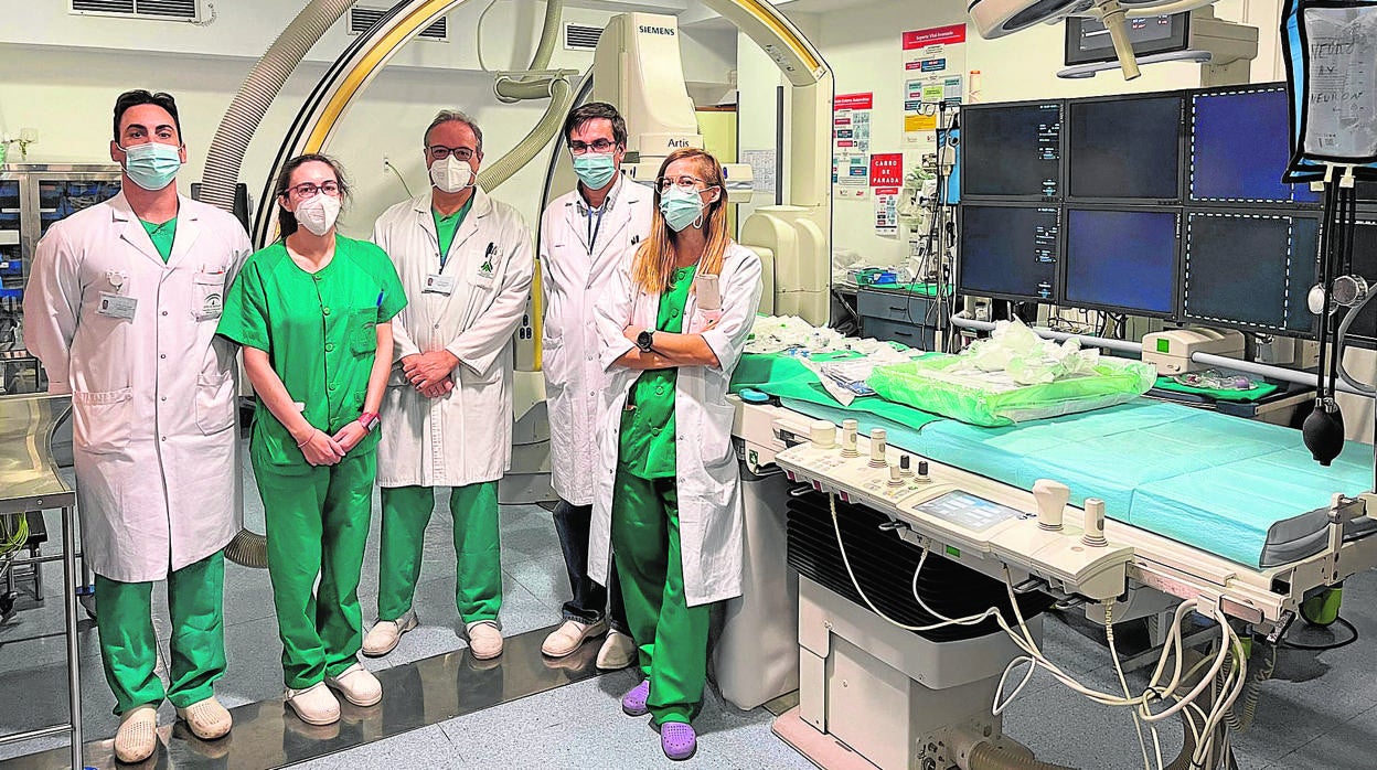 Profesionales de la unidad de Ictus del hospital Reina Sofía de Córdoba