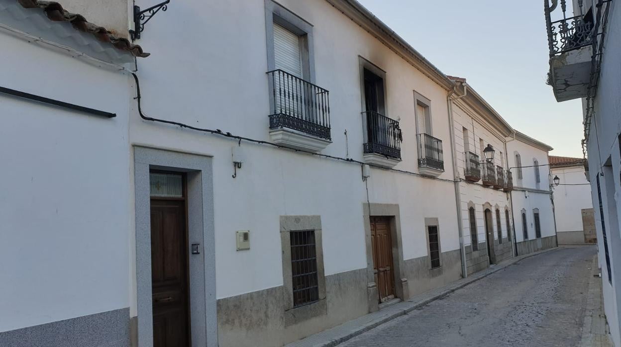 Casa de Torrecampo en que se produjo el suceso