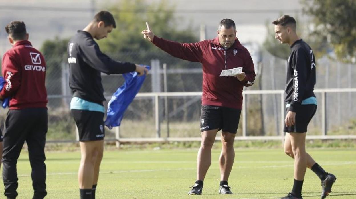 Germán Crespo, edurante un entrenamiento