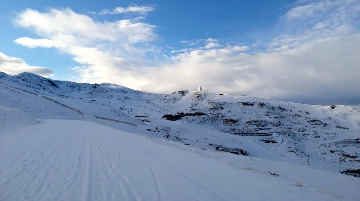 Sierra Nevada tras la nevada de este fin de semana