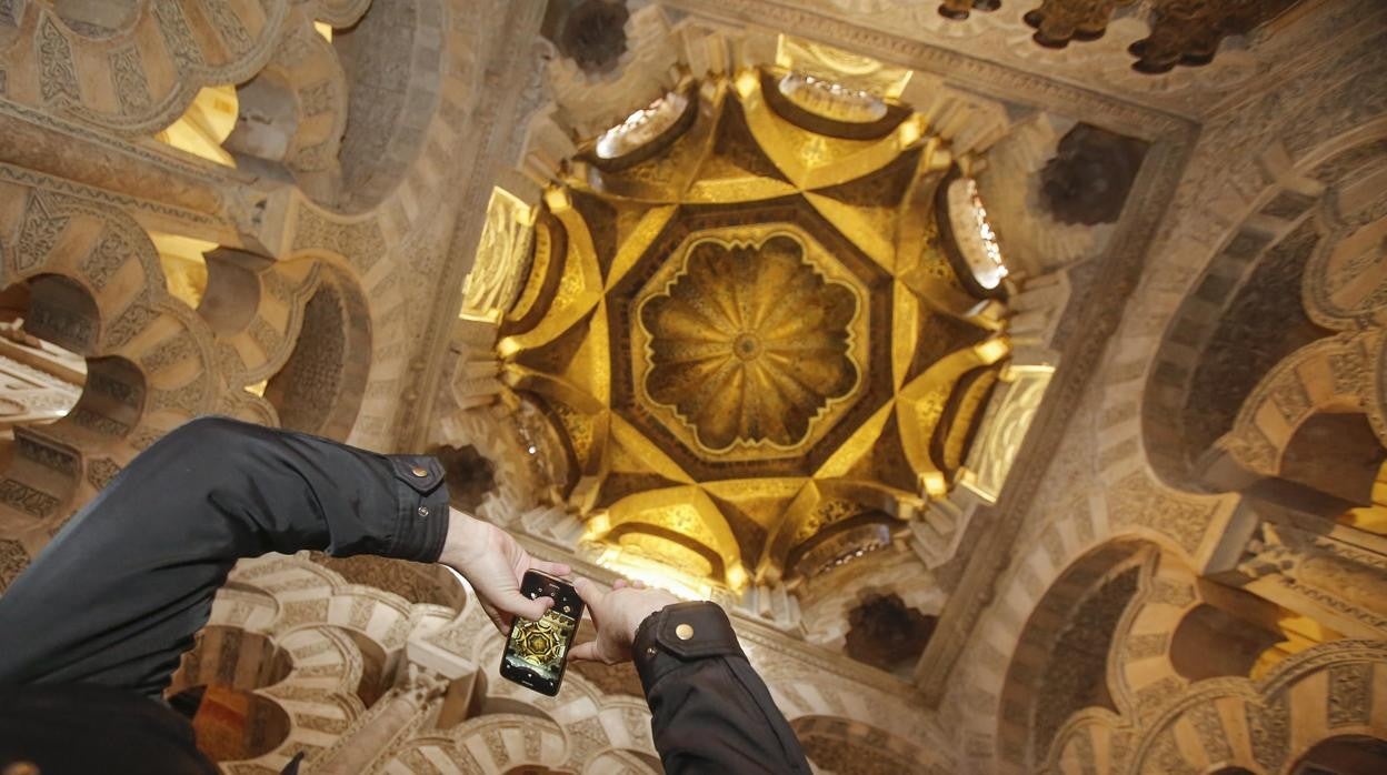 Cúpula de la maqsura en la Mezquita-Catedral de Córdoba