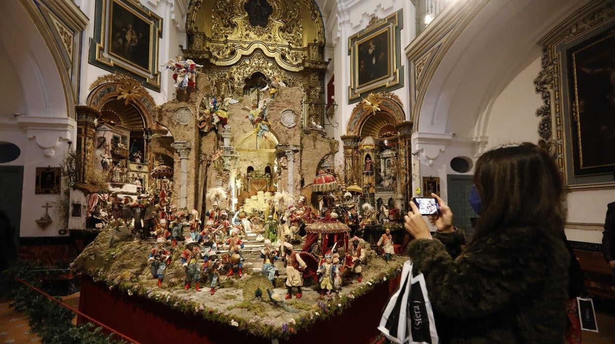 Belén napolitano de la Sentencia en la ermita de la Alegría