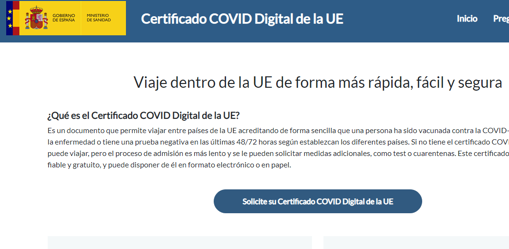 Cómo descargar el pasaporte o certificado Covid en Andalucía en solo cinco minutos y con el móvil