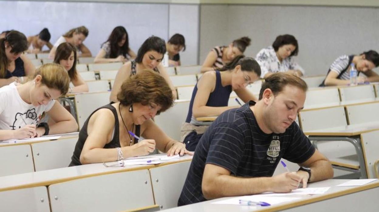 Examen de oposiciones